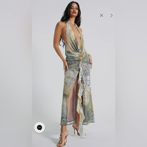 Jaded London Plunge Maxi Dress